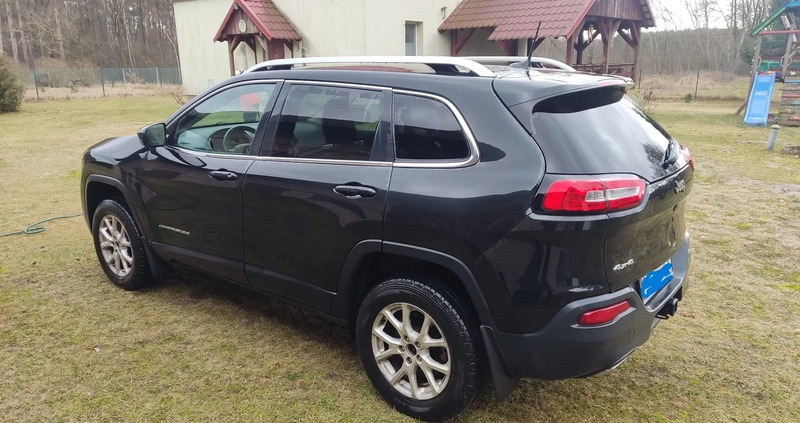 Jeep Cherokee cena 64900 przebieg: 218000, rok produkcji 2016 z Września małe 46